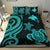 Papua New Guinea Bedding Set - Turquoise Tentacle Turtle Turquoise - Polynesian Pride