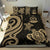 Vanuatu Bedding Set - Gold Tentacle Turtle Gold - Polynesian Pride