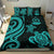 Vanuatu Bedding Set - Turquoise Tentacle Turtle Turquoise - Polynesian Pride