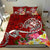 Guam Bedding Set - Turtle Plumeria (Red) Red - Polynesian Pride