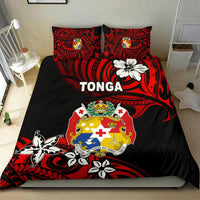 Mate Ma'a Tonga Rugby Bedding Set Polynesian Unique Vibes - Red Red - Polynesian Pride