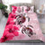 Polynesian Duvet Cover Set - Tahiti Bedding Set Polynesia Turtle Hibiscus Pink - Polynesian Pride