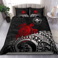 Polynesian Hawaii Duvet Cover Set - Polynesian Turtle (Red) RED - Polynesian Pride