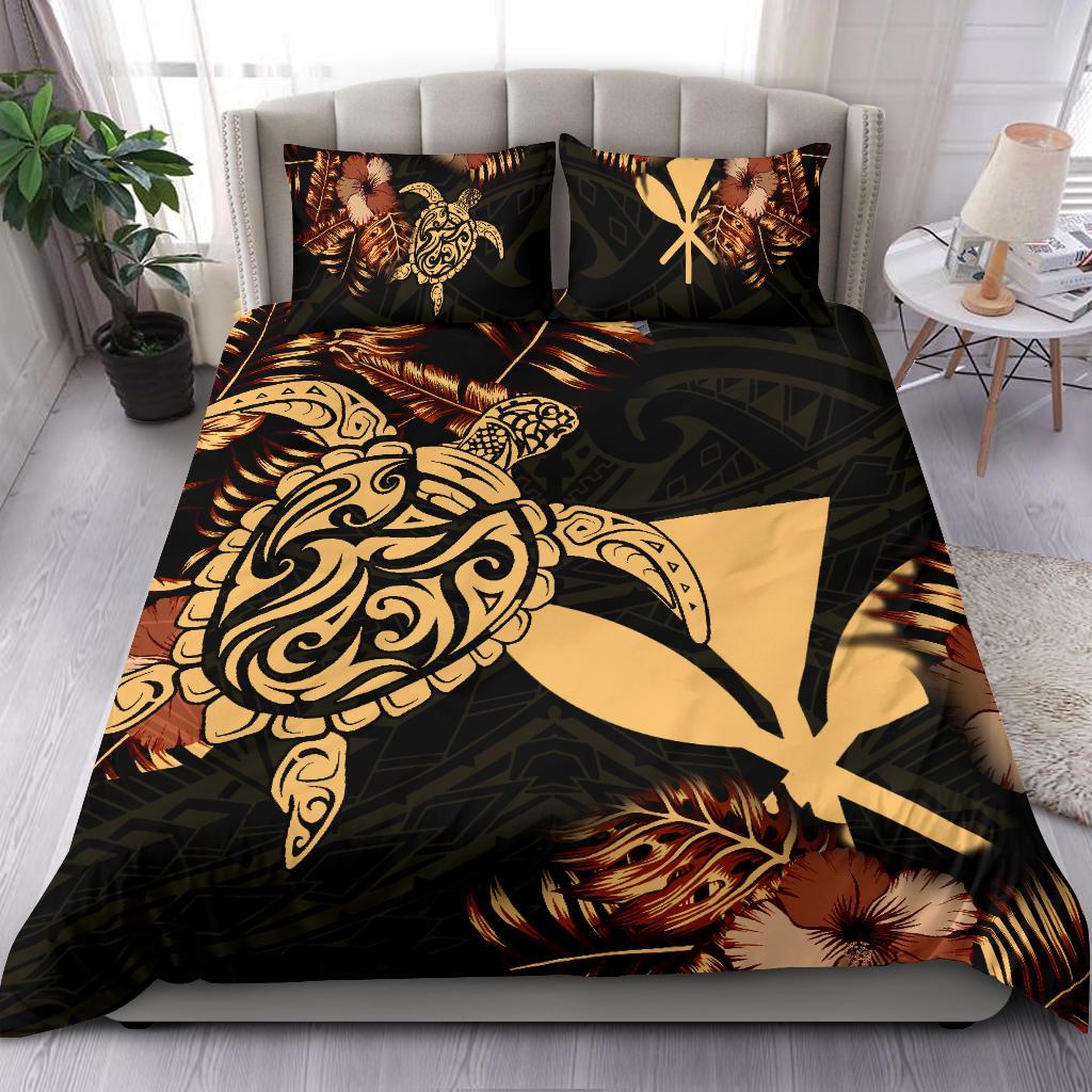 Polynesian Duvet Cover Set - Hawaii Duvet Cover Set Set Turtle Lucky - Polynesian Pride