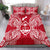 Polynesian Bedding Set - Guam Duvet Cover Set Map Red White Red - Polynesian Pride