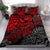 Polynesian Duvet Cover - Tonga Bedding Set - Red Turtle Flowing - Polynesian Pride