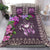 Polynesian Duvet Cover Set - Tahiti Bedding Set Turtle Hibiscus Purple - Polynesian Pride