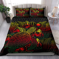 Polynesian Bedding Set - Marshall Islands Duvet Cover Set Reggae Color - Polynesian Pride