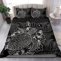 Polynesian Bedding Set - Chuuk Duvet Cover Set Black Color - Polynesian Pride