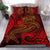 Samoa Bedding Set - Red Shark Polynesian Tattoo Red - Polynesian Pride