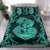 Hawaii Anchor Hibiscus Flower Vintage Bedding Set - AH - Turquoise - Polynesian Pride