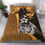 Polynesian Bedding Set - Hawaii Duvet Cover Set Gold - Turtle with Hook - Polynesian Pride