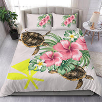 Hawaii Turtle Hibiscus Kanaka - Bedding Set AH - Polynesian Pride