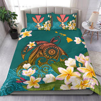 Hawaii Turtle Plumeria Verega Style - Bedding Set AH - Polynesian Pride