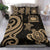 Samoa Polynesian Bedding Set - Gold Tentacle Turtle - Polynesian Pride