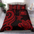 Samoa Polynesian Bedding Set - Red Tentacle Turtle - Polynesian Pride