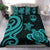 Guam Polynesian Bedding Set - Turquoise Tentacle Turtle - Polynesian Pride