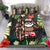 Hawaii Santa Claus Surf Christmas Pattern Bedding Set - AH - Polynesian Pride