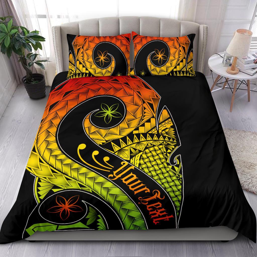 Guam Personalised Bedding Set - Guam Polynesian Decorative Patterns Black - Polynesian Pride