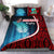 Aotearoa Rugby Black Maori Bedding Set Kiwi and Silver Fern New Zealand Black - Polynesian Pride