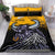 New Zealand Maori Bedding Set Taranaki Bull Yellow - Polynesian Pride