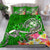 Guam Bedding Set - Turtle Plumeria (Green) Green - Polynesian Pride