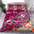 Guam Custom Personalised Bedding Set - Turtle Plumeria (Pink) - Polynesian Pride