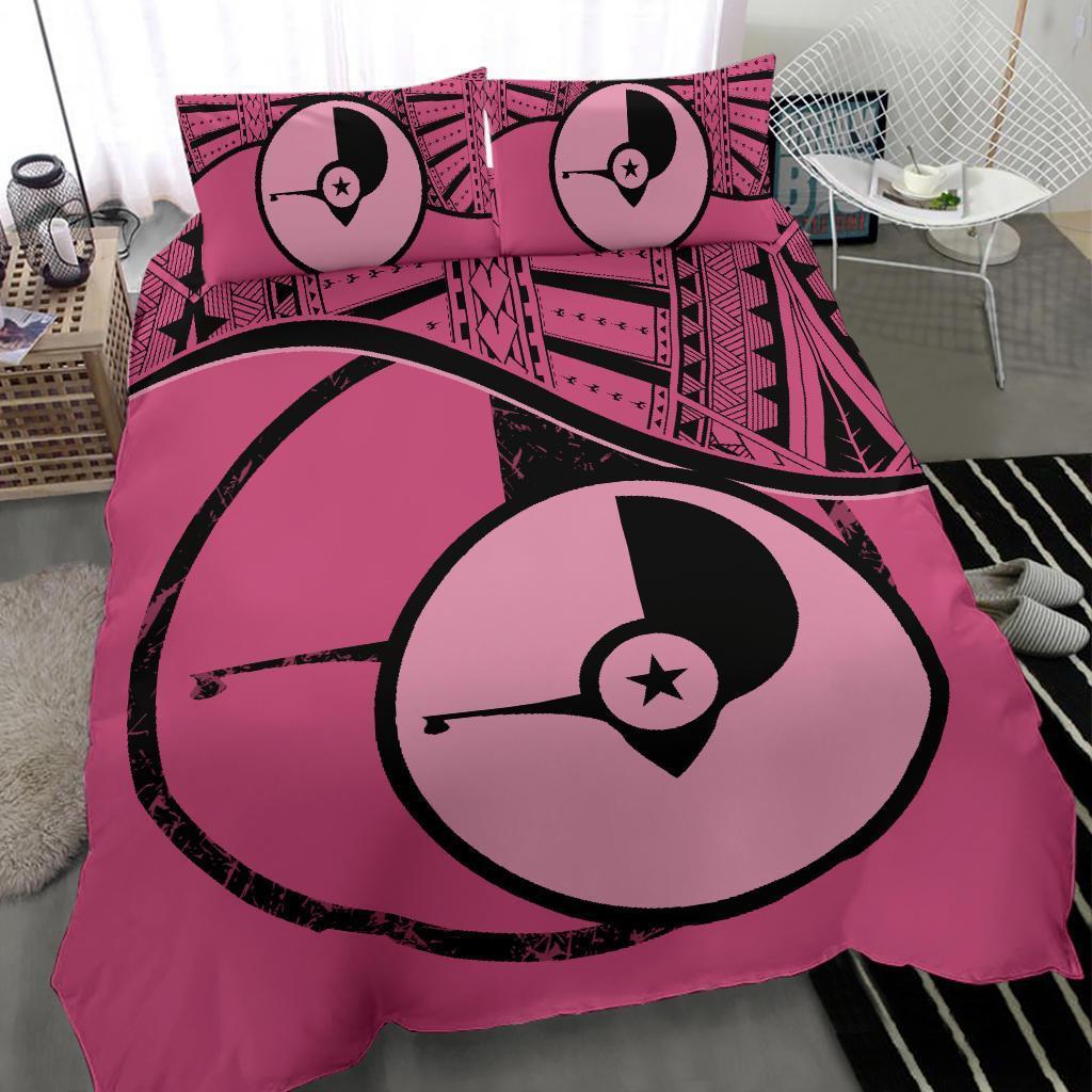 Polynesian Duvet Cover Set - Yap Bedding Set Pink - Polynesian Pride