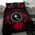 Chuuk Duvet Cover Set - Chuuk Flag & Red Hibiscus - Polynesian Pride