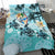 Guam Bedding Set - Blue Turtle Hibiscus - Polynesian Pride