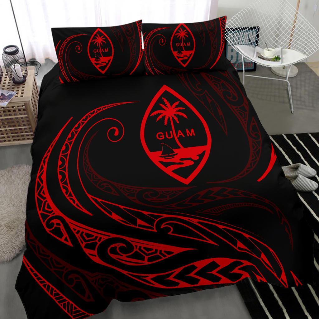 Guam Bedding Set - Red - Frida Style - Polynesian Pride