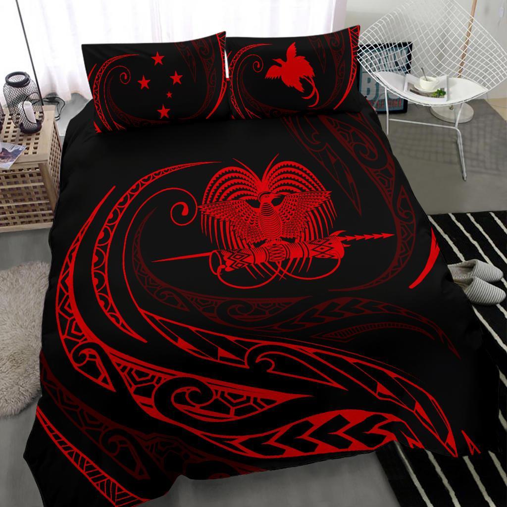 Papua New Guinea Bedding Set - Red - Frida Style - Polynesian Pride