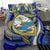 Polynesian Bedding Set - Guam Duvet Cover Set Turtle Coat Of Arms - Polynesian Pride