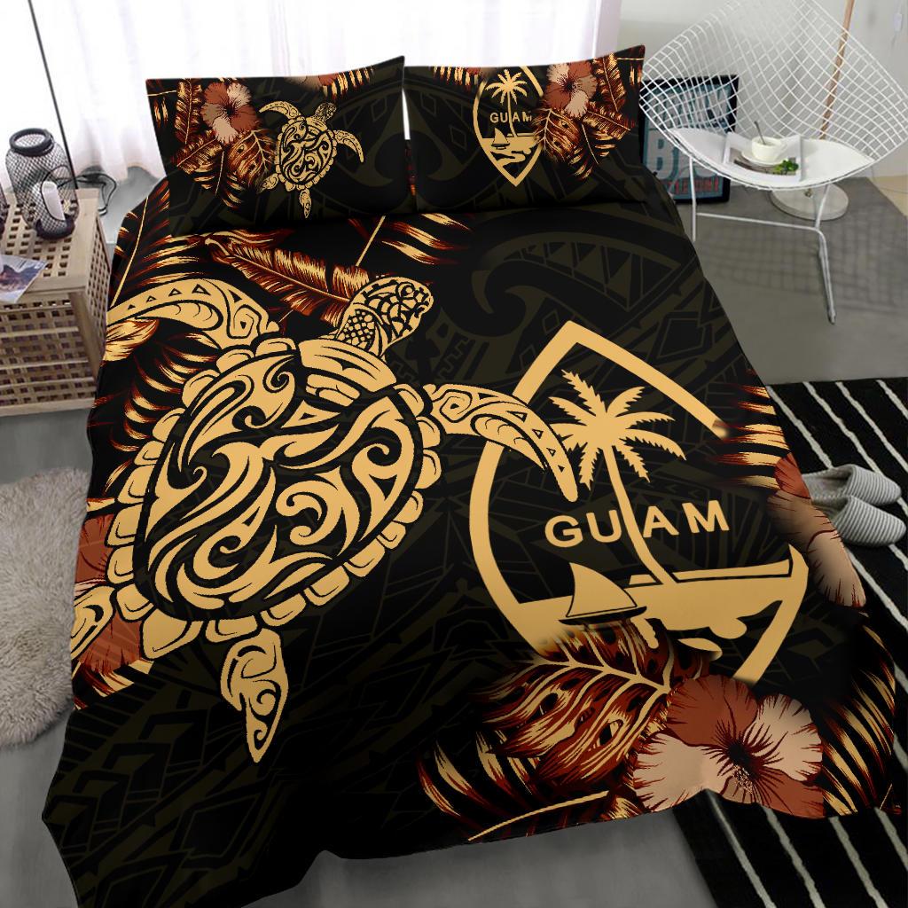 Polynesian Duvet Cover Set - Guam Duvet Cover Set Turtle Lucky - Polynesian Pride