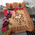 Polynesian Duvet Cover Set - Tahiti Bedding Set Turtle Hibiscus Manhattan - Polynesian Pride