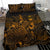 Polynesian Bedding Set - Guam Duvet Cover Set Gold Color - Polynesian Pride