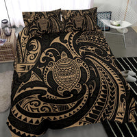 Polynesian Bedding Set - Polynesian Gold Turtle Duvet Cover Set - Polynesian Pride