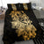 Polynesian Bedding Set - Guam Duvet Cover Set Gold Latte Stone - Polynesian Pride