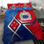 Samoa Bedding Set - Samoa Flag with Polynesian Patterns - Polynesian Pride