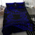 New Zealand Bedding Set Blue Manaia Maori - Silver Fern Duvet Cover - Polynesian Pride