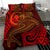 Chuuk Bedding Set - Red Shark Polynesian Tattoo - Polynesian Pride