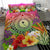 Chuuk Polynesian Bedding Set - Manta Ray Tropical Flowers - Polynesian Pride