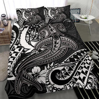 Pohnpei Bedding Set - White Shark Polynesian Tattoo - Polynesian Pride
