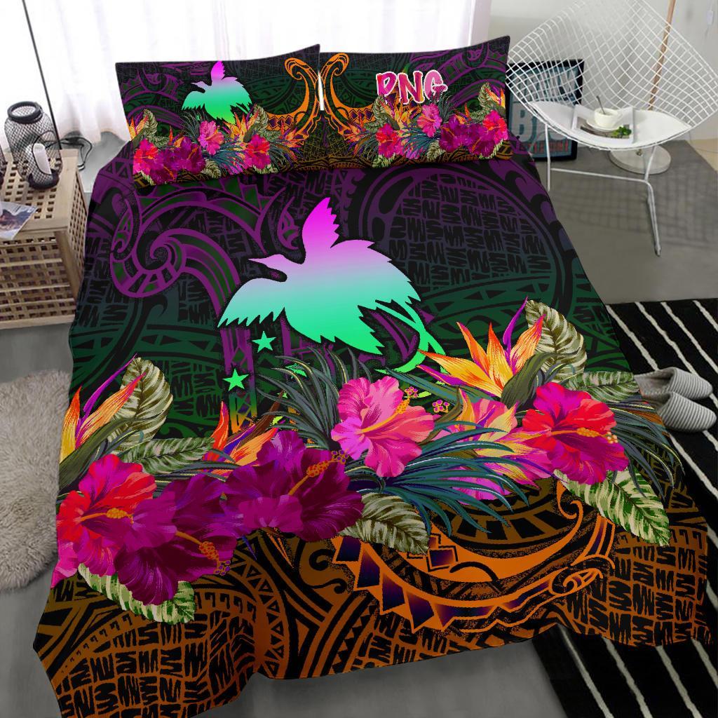 Papua New Guinea Bedding Set - Summer Hibiscus - Polynesian Pride