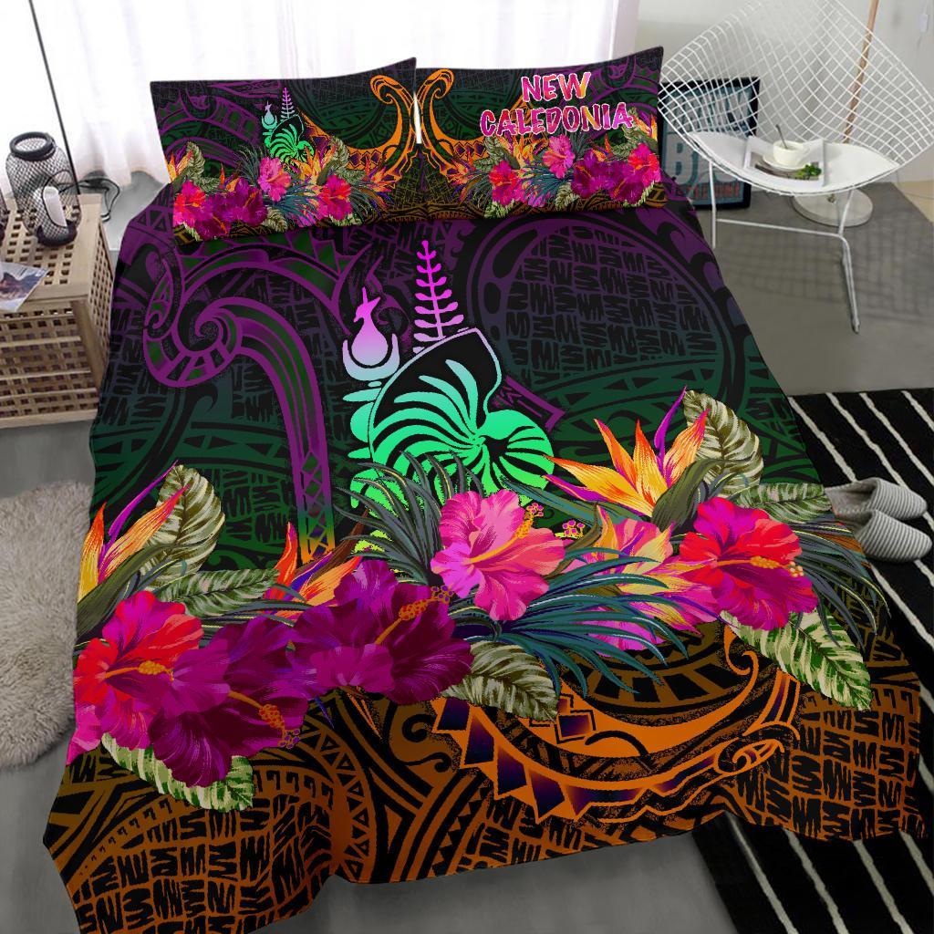 New Caledonia Polynesian Bedding Set - Summer Hibiscus - Polynesian Pride