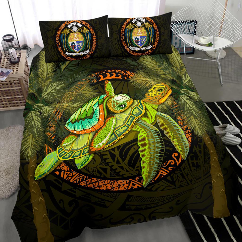 Nauru Bedding Set - Polynesian Turtle Palm Tree - Polynesian Pride