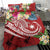 The Philippines Bedding Set - Summer Plumeria (Red) - Polynesian Pride