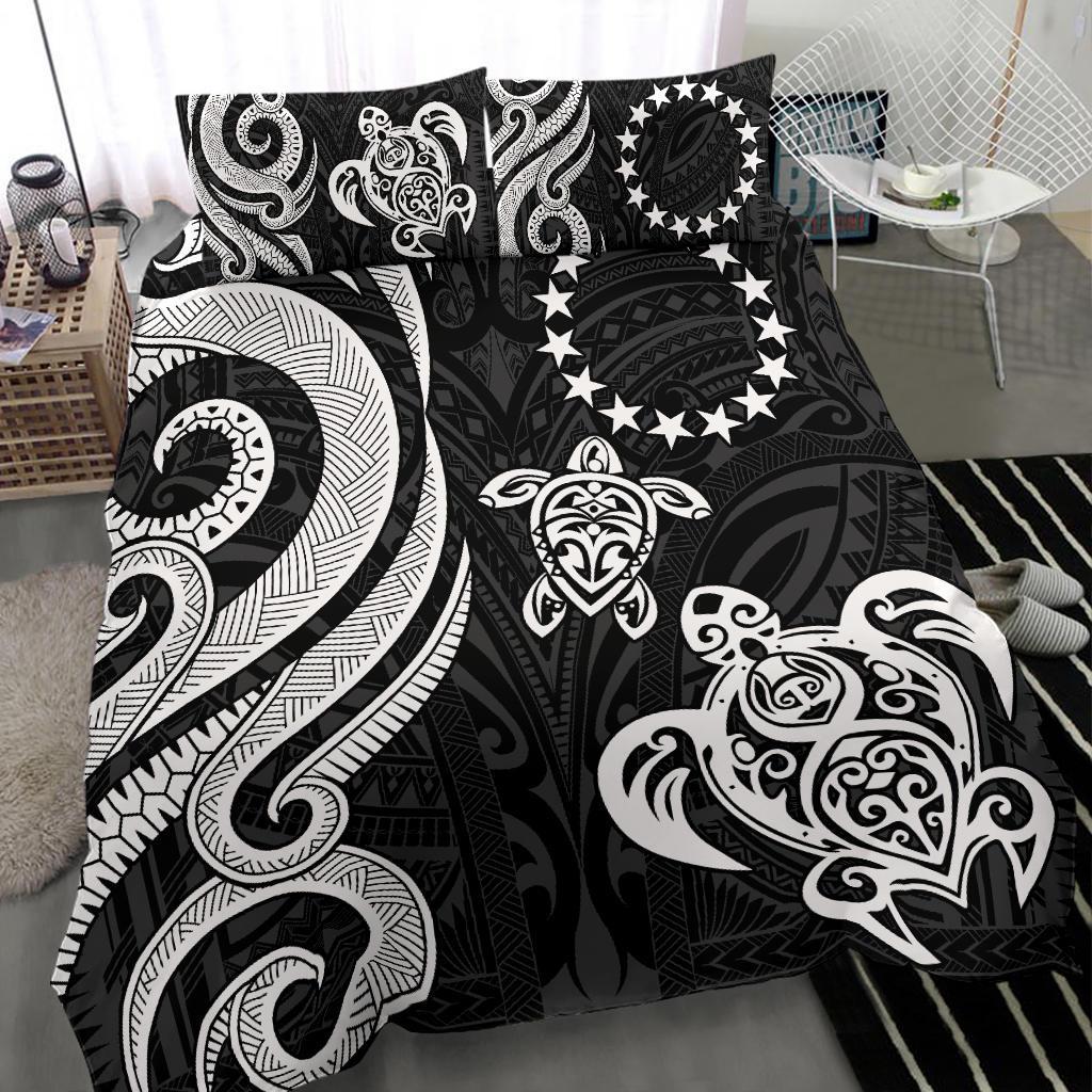 Cook Islands Bedding Set - White Tentacle Turtle - Polynesian Pride