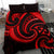 New Zealand Maori Mangopare Bedding Set Polynesian - Red - Polynesian Pride