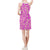 Polynesia Sleeveless V Neck Dress - Pink Style - Polynesian Pride